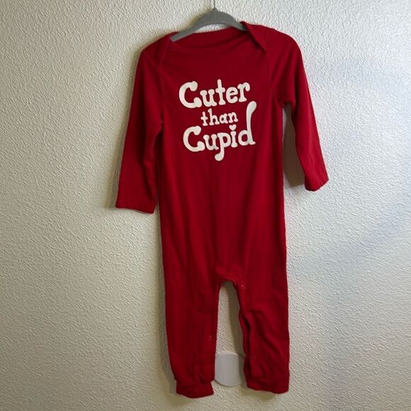 Cat & Jack- Cuter than Cupid red onesie- Size 18 months - Picture 1 of 5